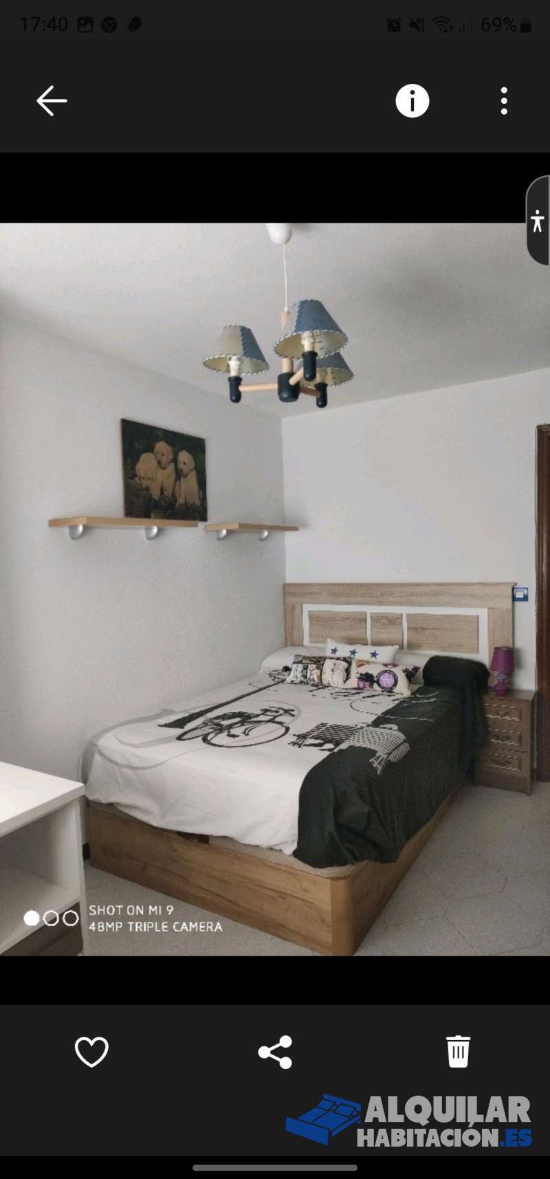 Foto 1374 Habitación individual con cama doble, en un piso de tres habitaciones y 2 cuartos de baño
TODOS LOS GASTOS INCLUIDOS EN EL PRECIO
Colchón y canap